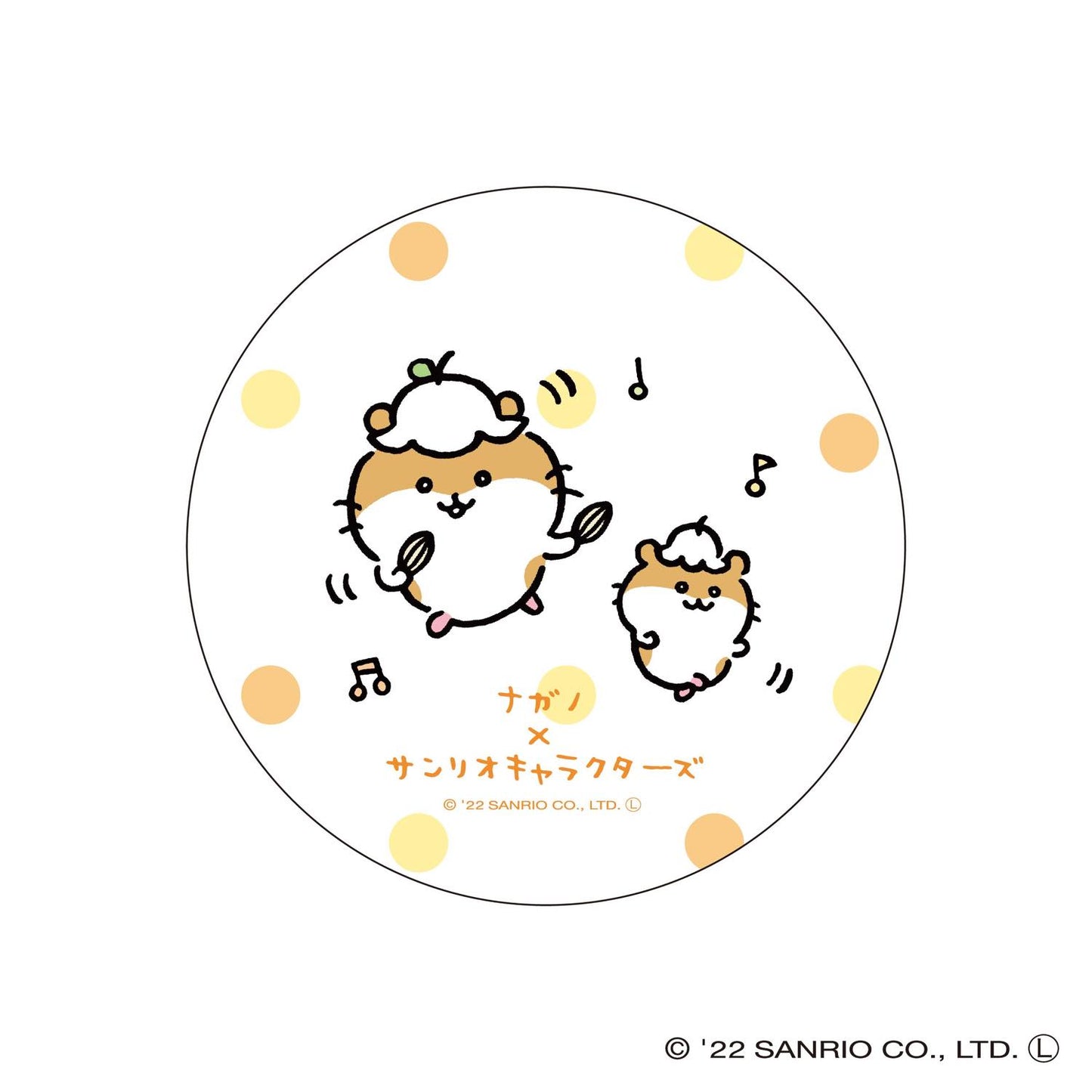 ナガノ×サンリオキャラクターズ 吸水コースター(コロコロクリリン)