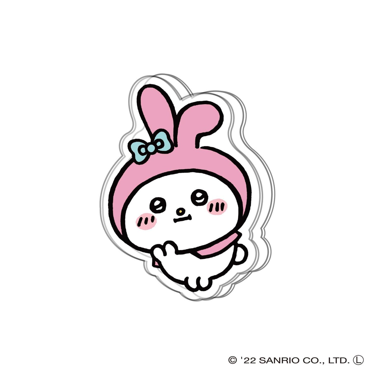 Nagano×Sanrio Characters Acryl clip (My Melody)