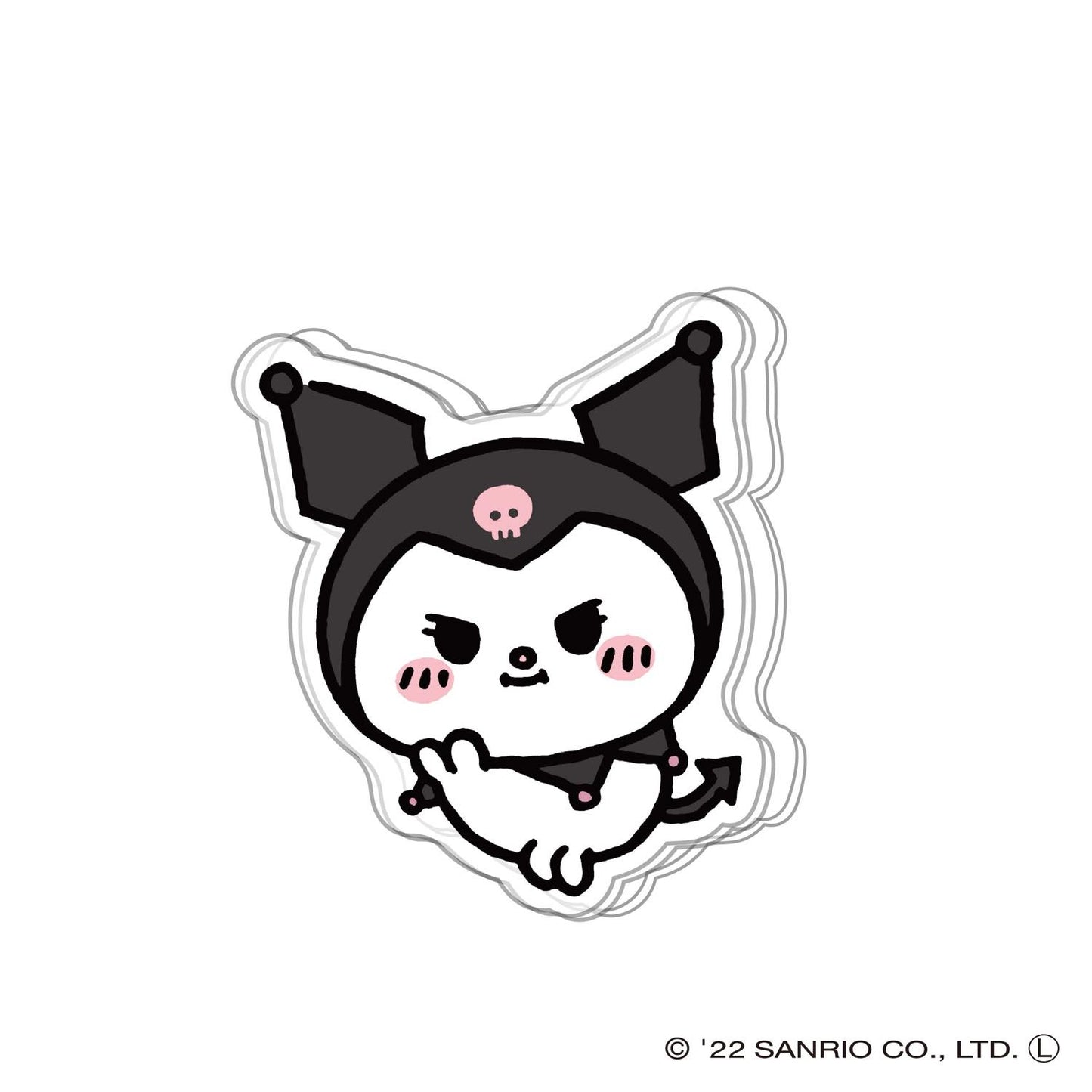 Nagano×Sanrio Characters Acryl clip (chrome)