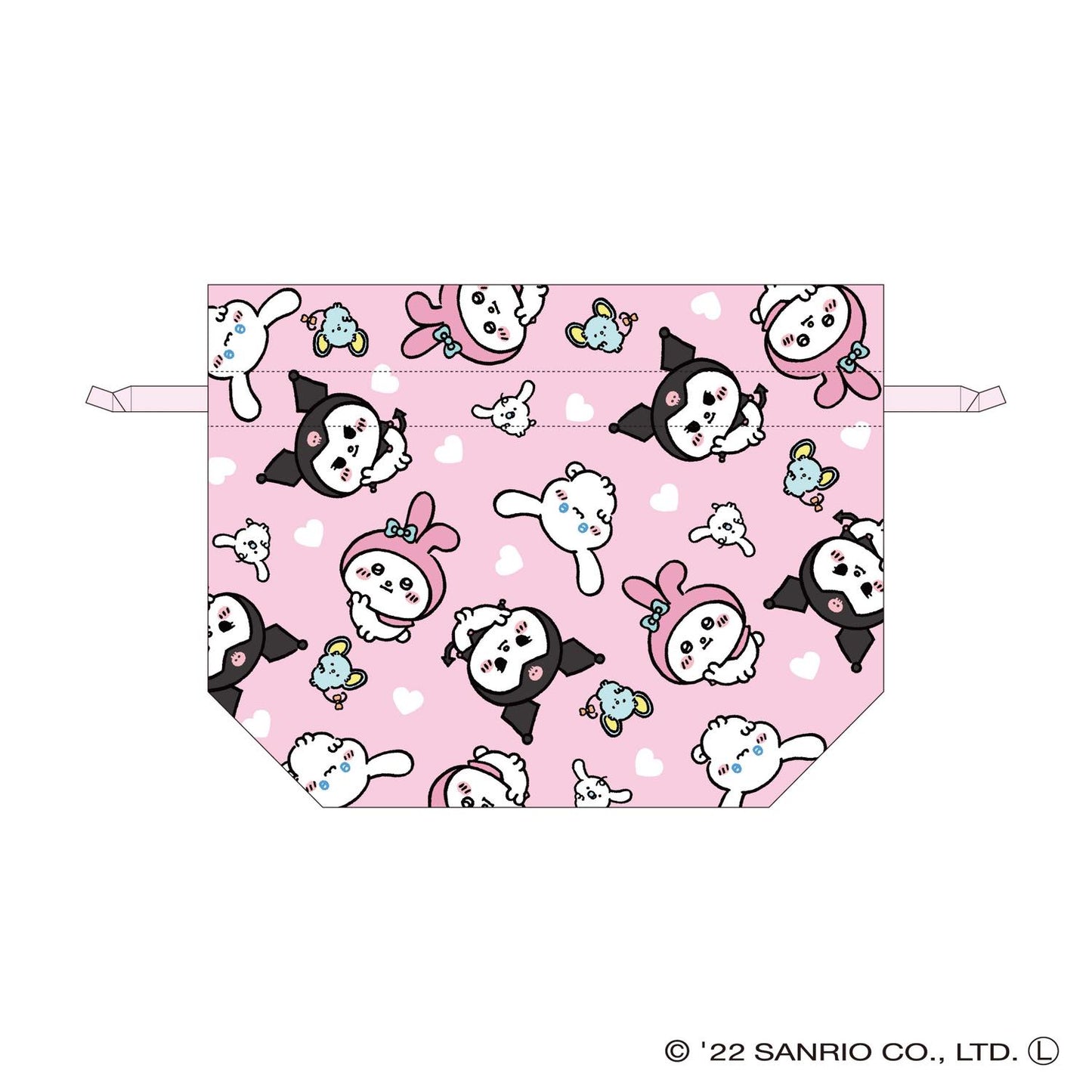 ナガノ×サンリオキャラクターズ 小さめ巾着 A