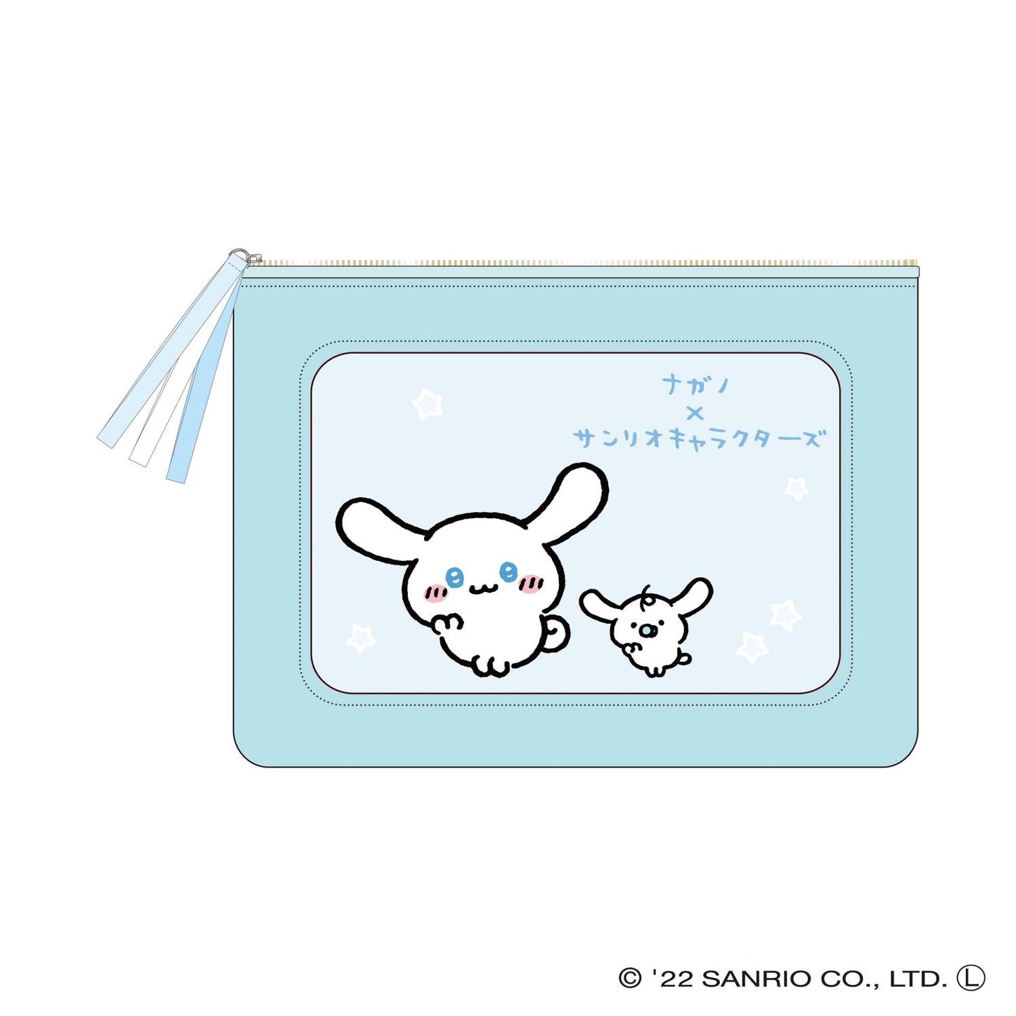 ナガノ×サンリオキャラクターズ シリコンウィンドウポーチ(シナモロール)