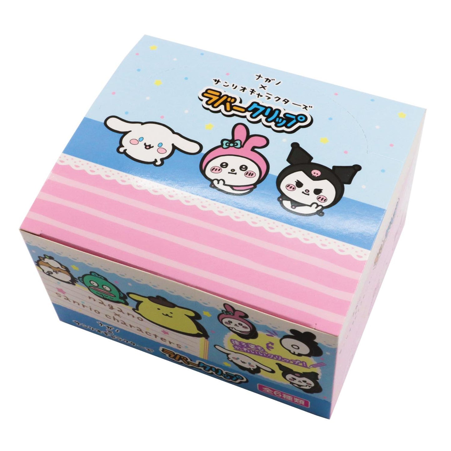 Nagano×Sanrio Characters 라바 클립 1BOX 6개입
