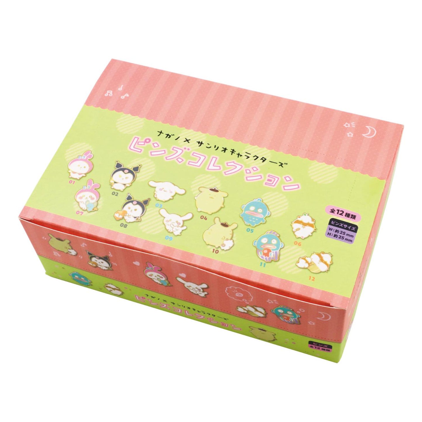 ナガノ×サンリオキャラクターズ ピンズコレクション 1BOX 12個入