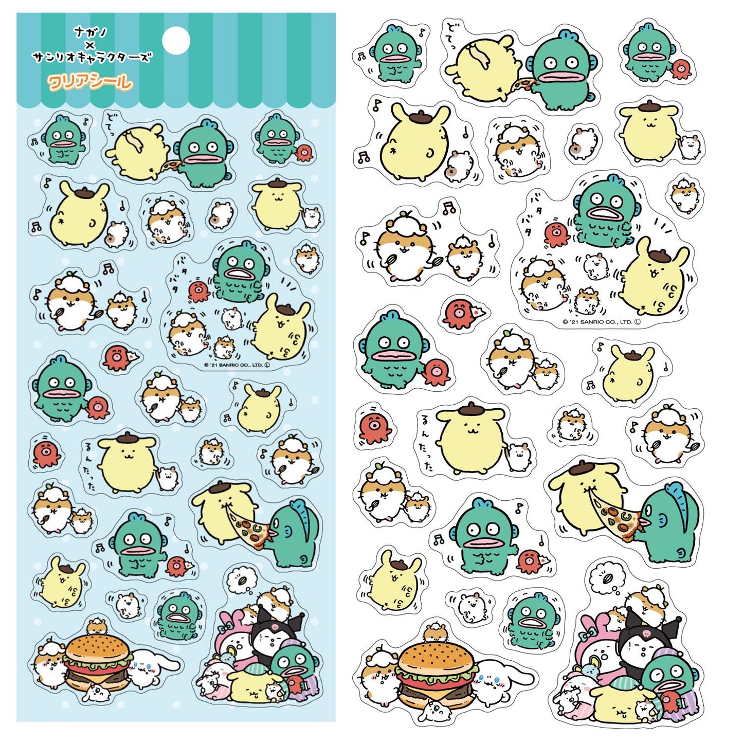 ナガノ×サンリオキャラクターズ クリアシール②