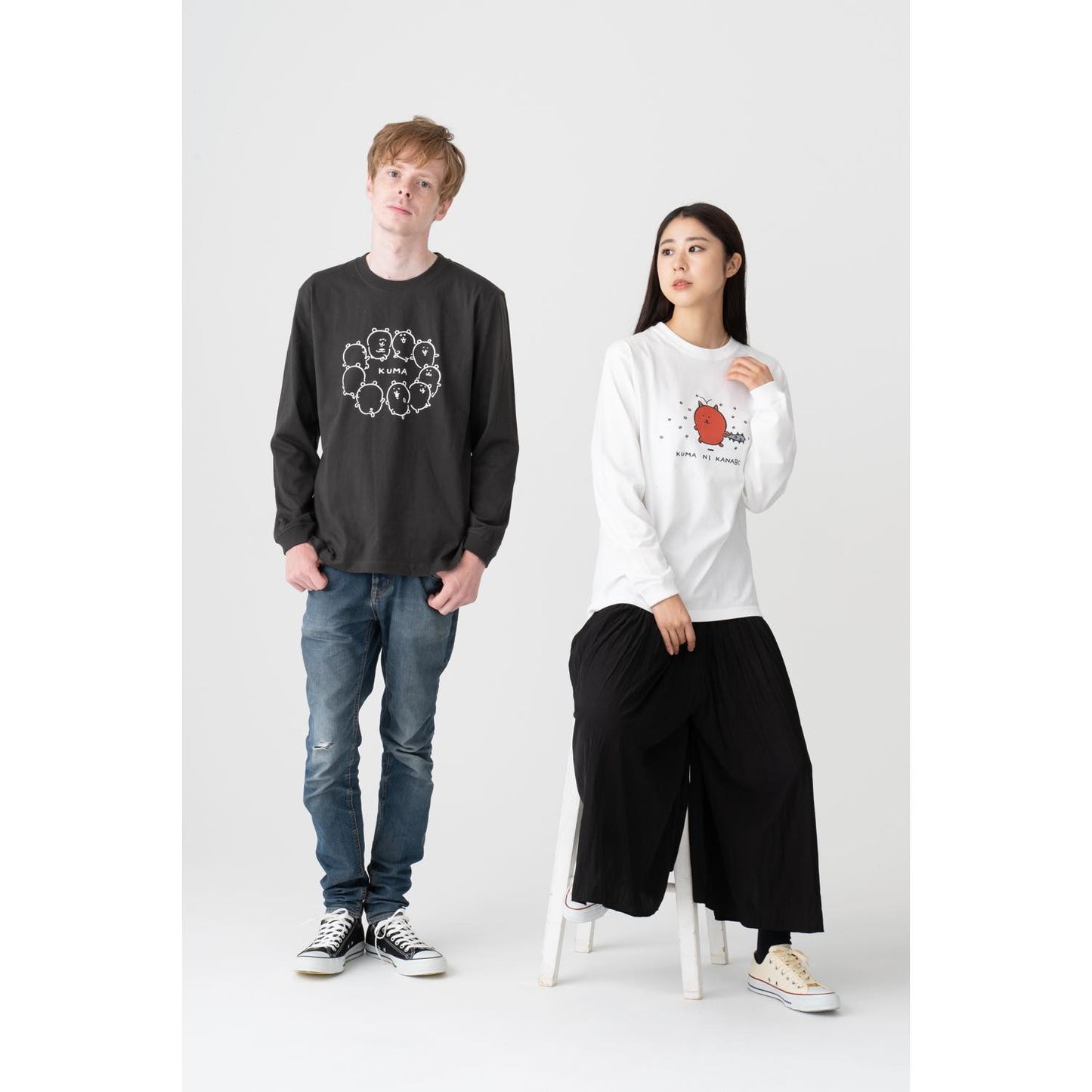 Joke Bear L/S T-shirt Dance Sumi