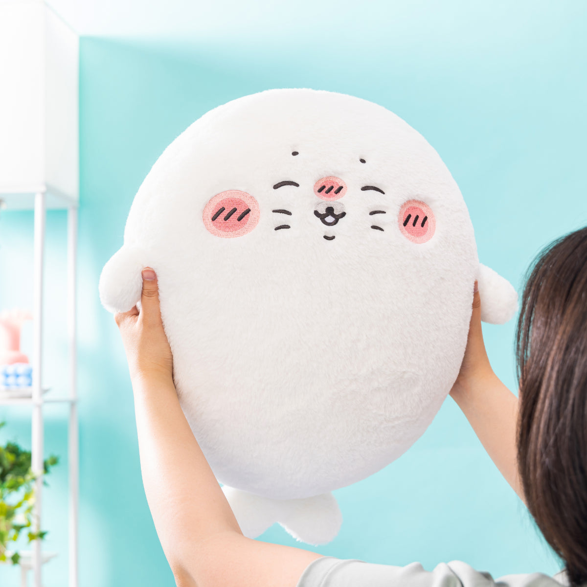Nagano Characters 海豹蓬松抱抱毛绒玩偶