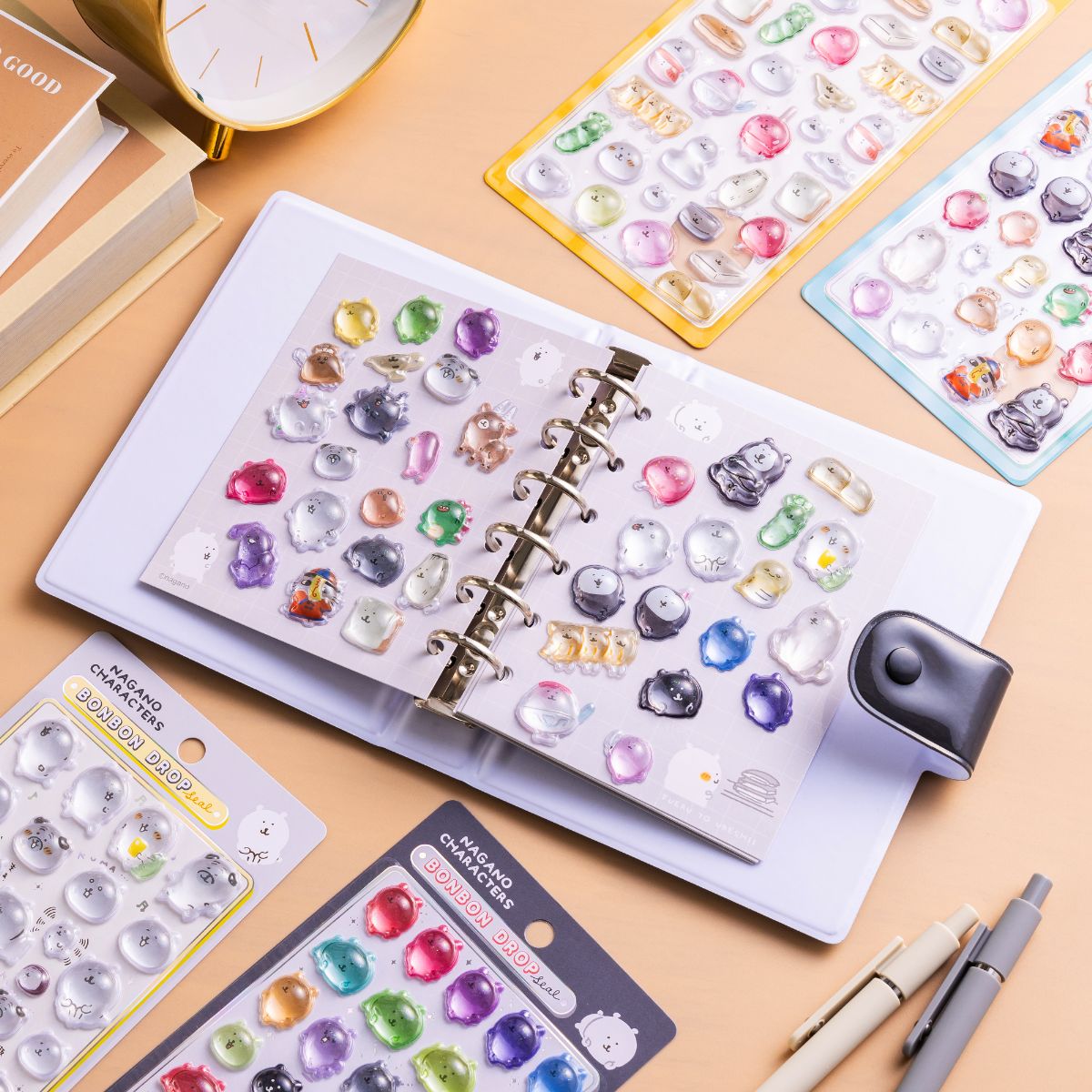 Nagano Characters Bon Bon Drop Stickers (Friends)