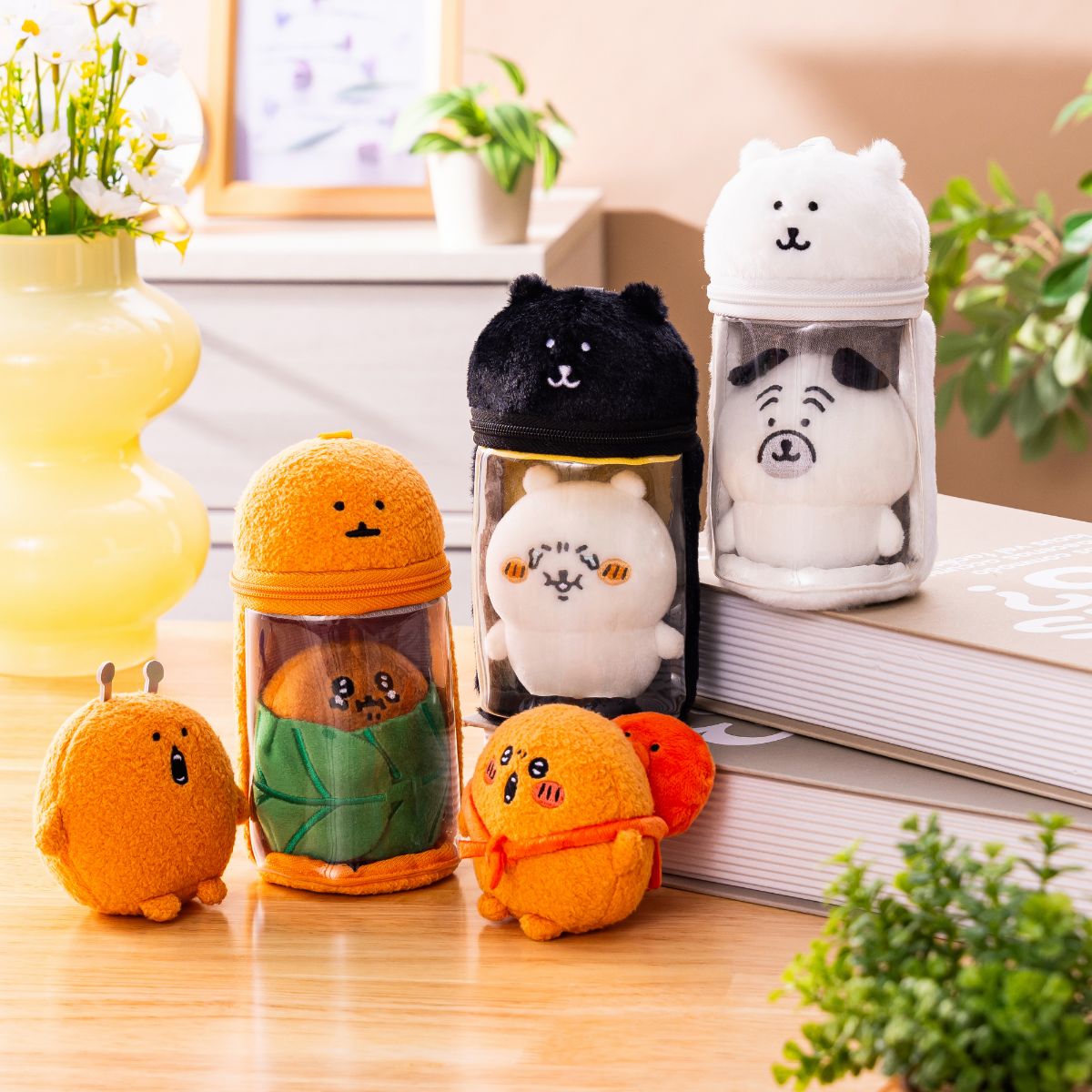 もぐらコロッケ　フェイスポーチ ナガノキャラクターズ ミニミニおすわりマスコット用 持ち歩きポーチ