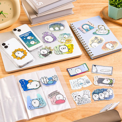 ナガノキャラクターズ スマホに貼れるサイズのホログラムステッカー（溶けるしかなかった）