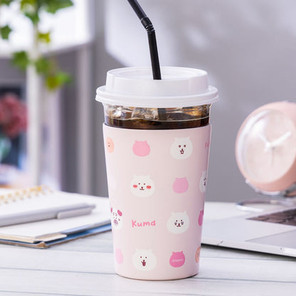 Nagano Characters 粉色保冷保溫杯