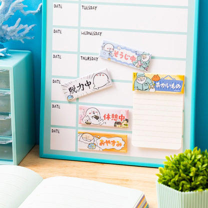 Nagano Characters 爷爷与海豹 近况报告冰箱贴 (购物)