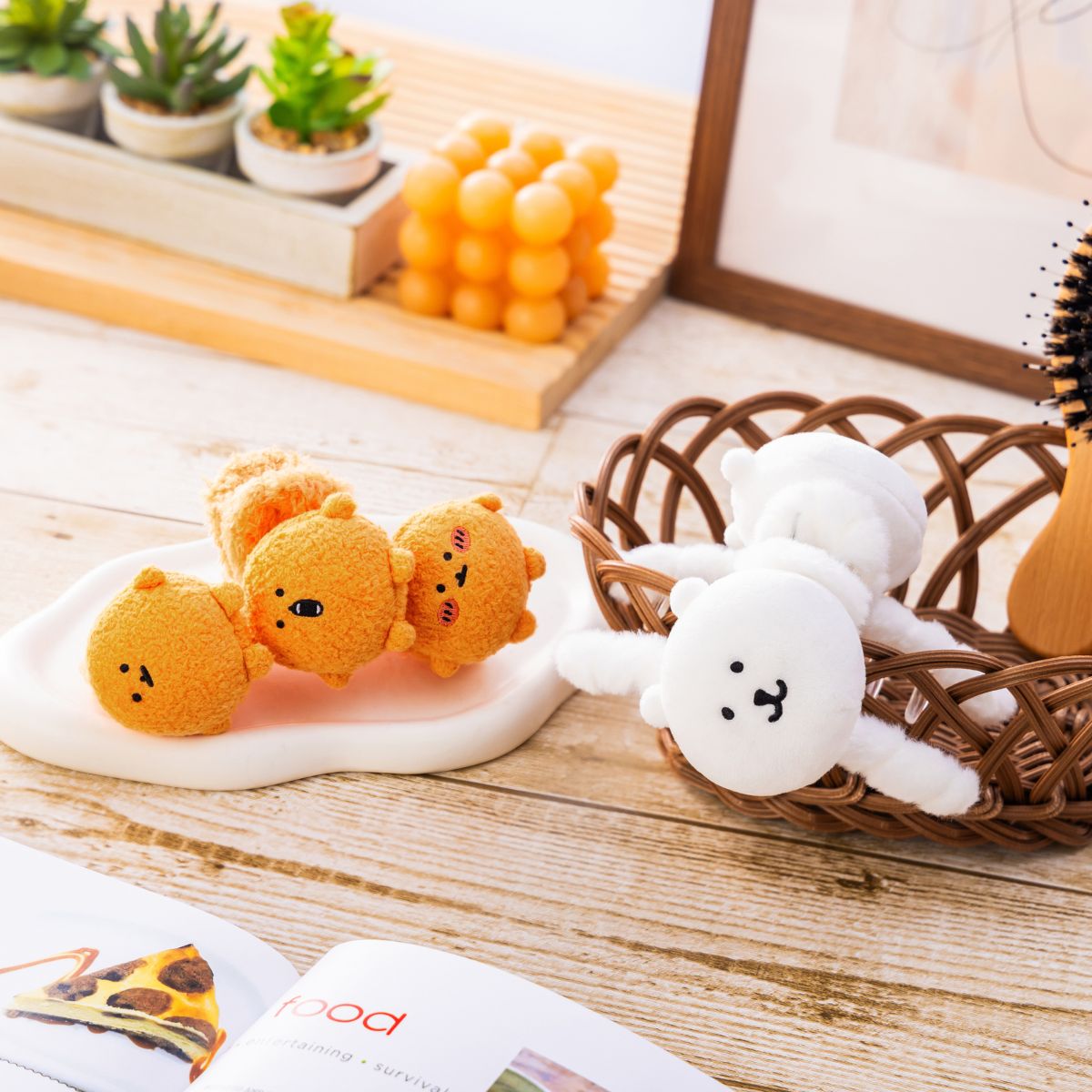 Nagano Characters 毛絨玩偶鯊魚夾 (鼴薯餅)