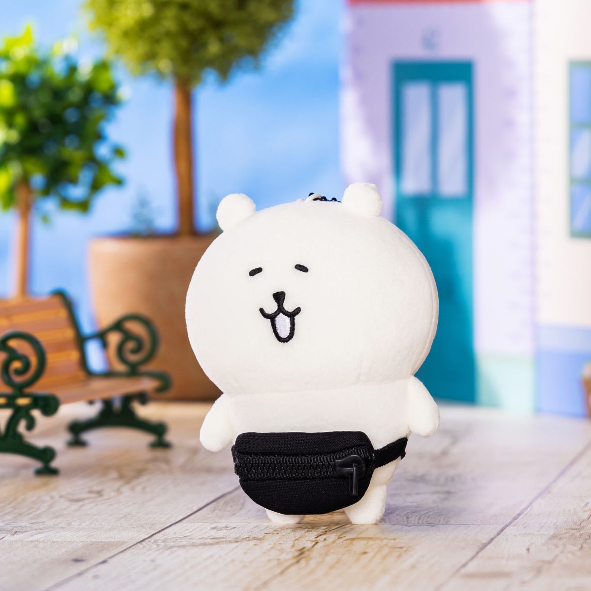 Nagano Characters 웨이스트 파우치를 멘 담곰이 마스코트