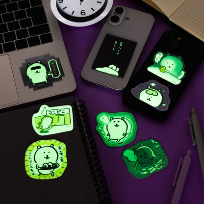 Nagano Characters Glow-in-the-Dark Sticker (That Silly Orca)