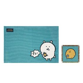 ナガノキャラクターズ ランチョンマット&コースターセット（くまともぐらコロッケ）