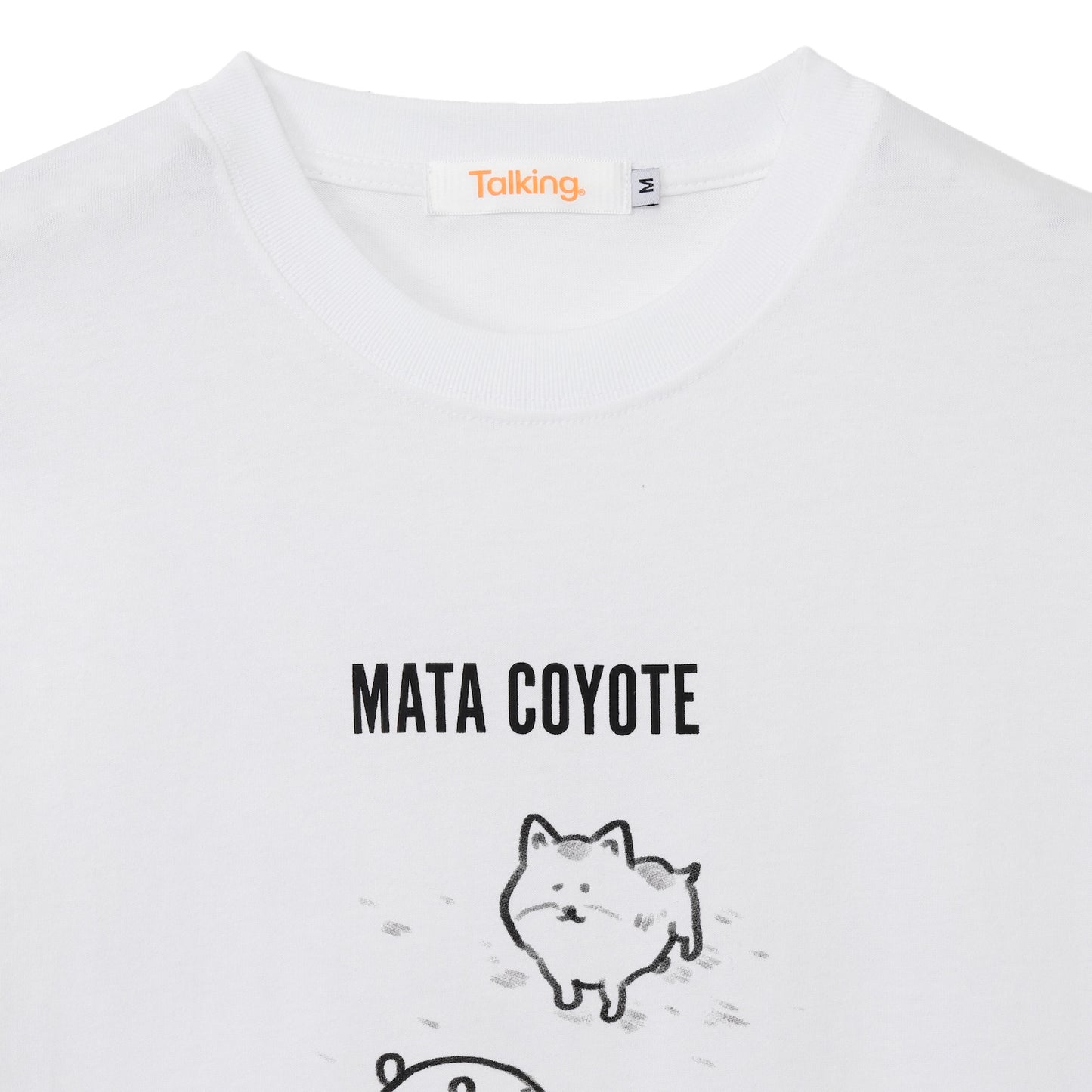 Nagano Characters T恤 MATA KOYOTE 白色