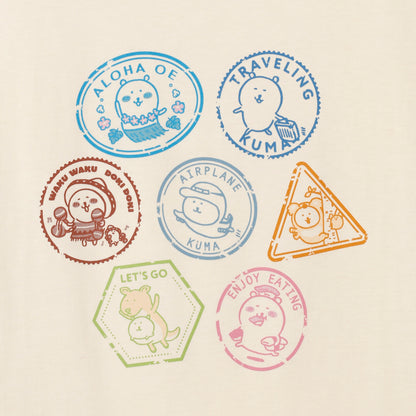 ナガノキャラクターズ Tシャツ トラベル ナチュラル