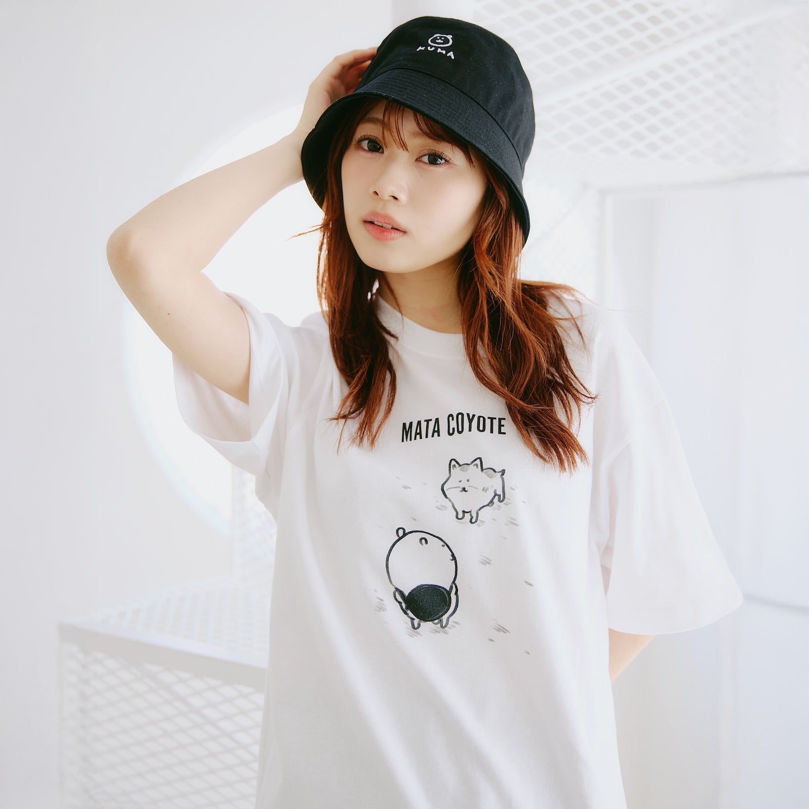 Nagano Characters Tシャツ また来ヨーテ ホワイト | 나가노 캐릭터
