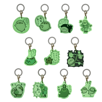 Nagano Characters 爷爷与海豹 随机款夜光亚克力标记挂件 (全11种)