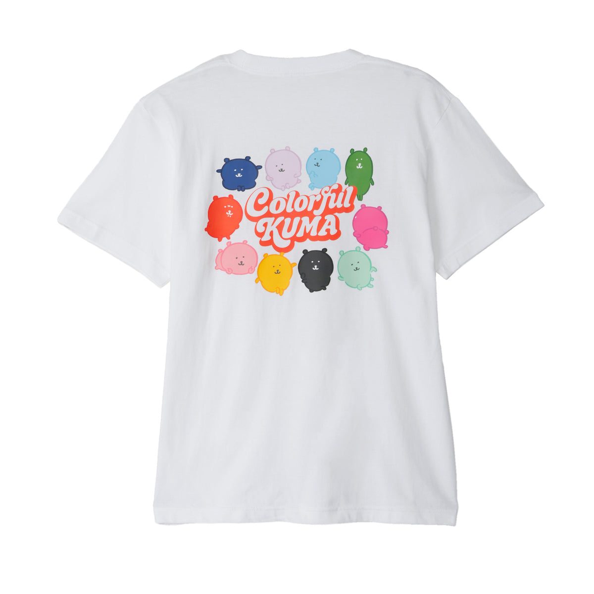 Nagano Characters Colorful Nagano T-Shirt (White)