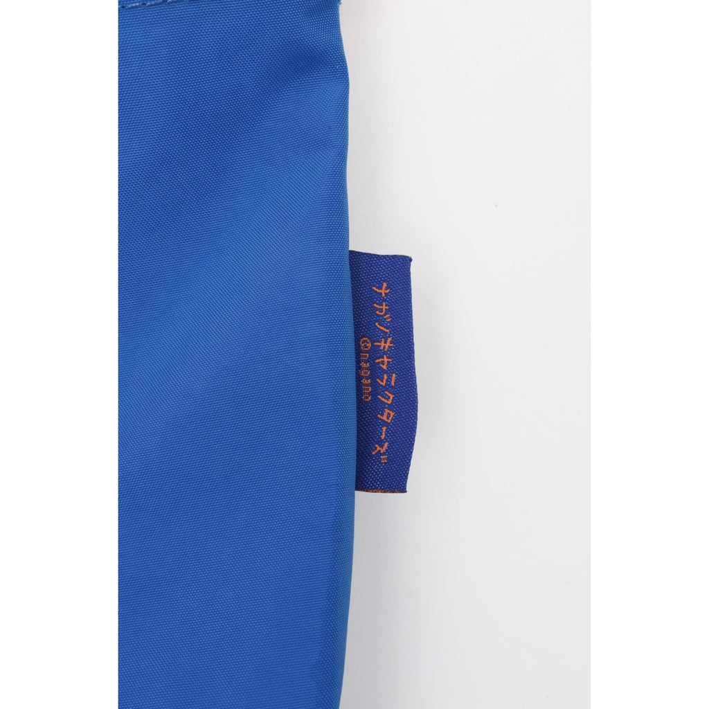 나가노 캐릭터 자수 토트 가방 편안한 파란색