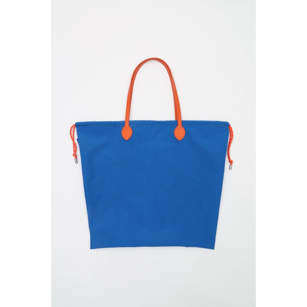 Nagano Characters Embroidery Tote Bag COMFORTABLE Blue