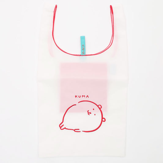 ナガノキャラクターズ 刺繍エコバッグ KUMA ホワイト