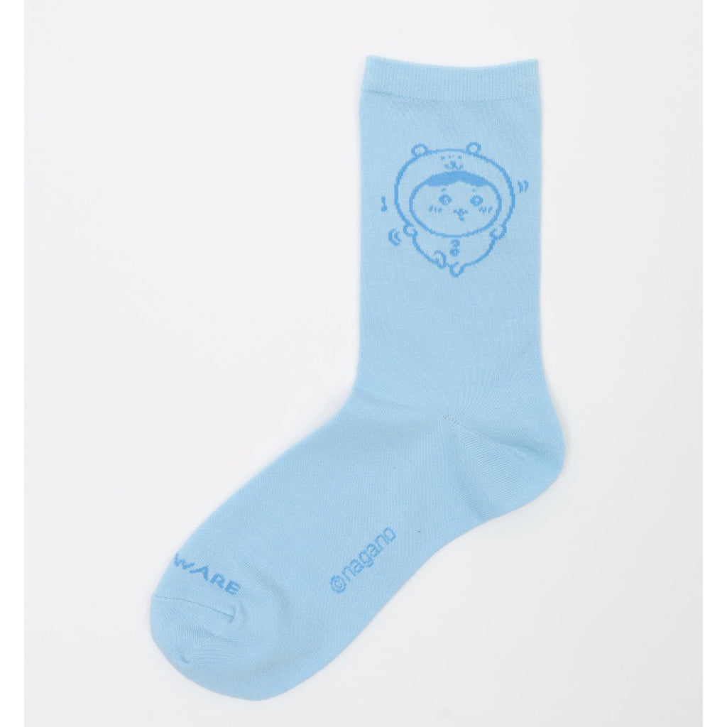 Nagano Characters Crew Socks Hachiware Saxophone