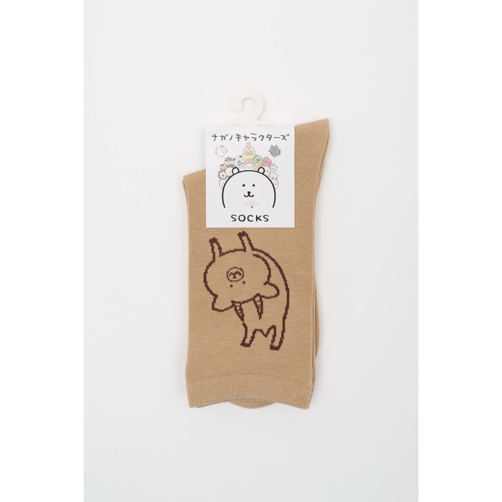 Nagano Characters Crew Socks early Impala beige