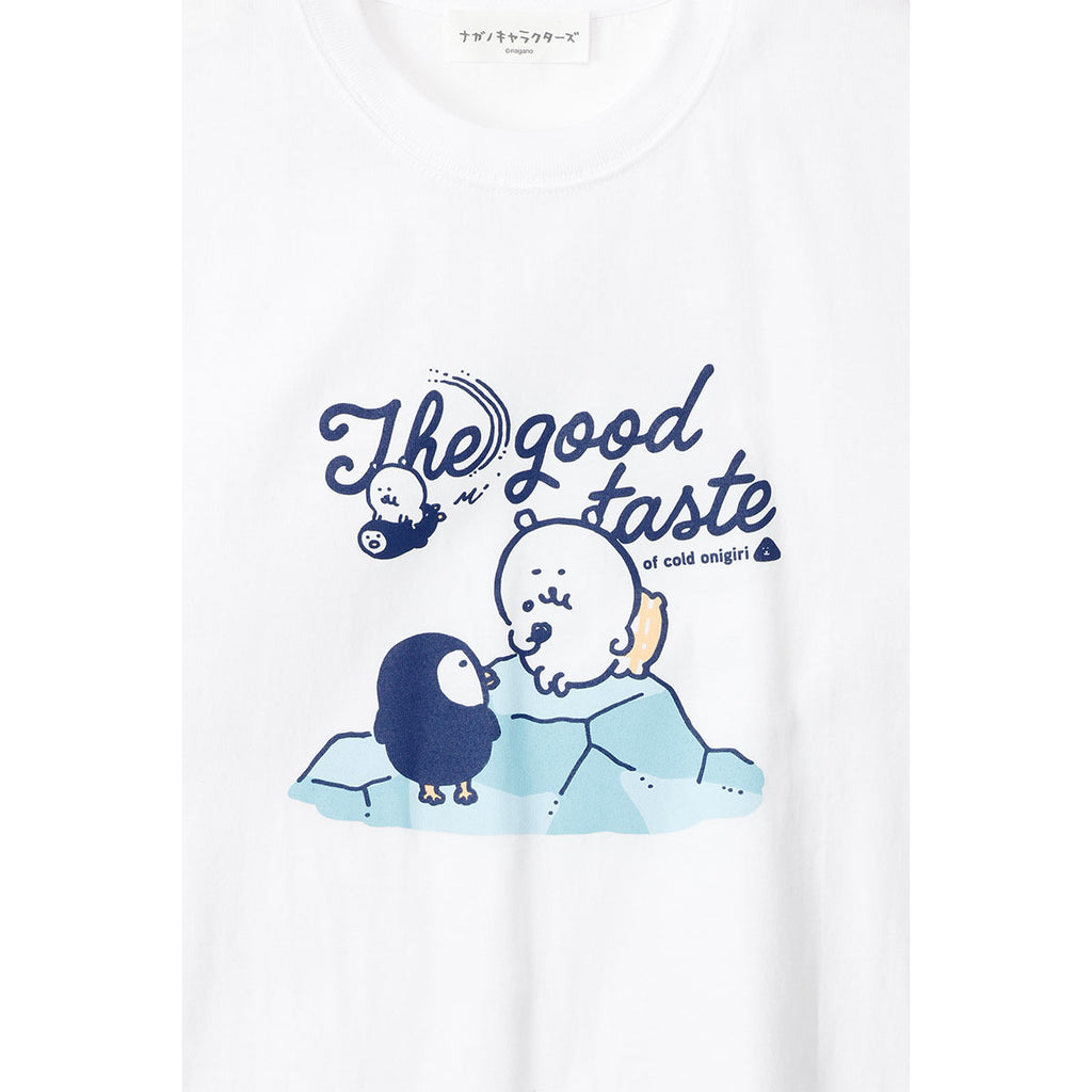 Nagano Characters T -shirt Cold Onigiri White