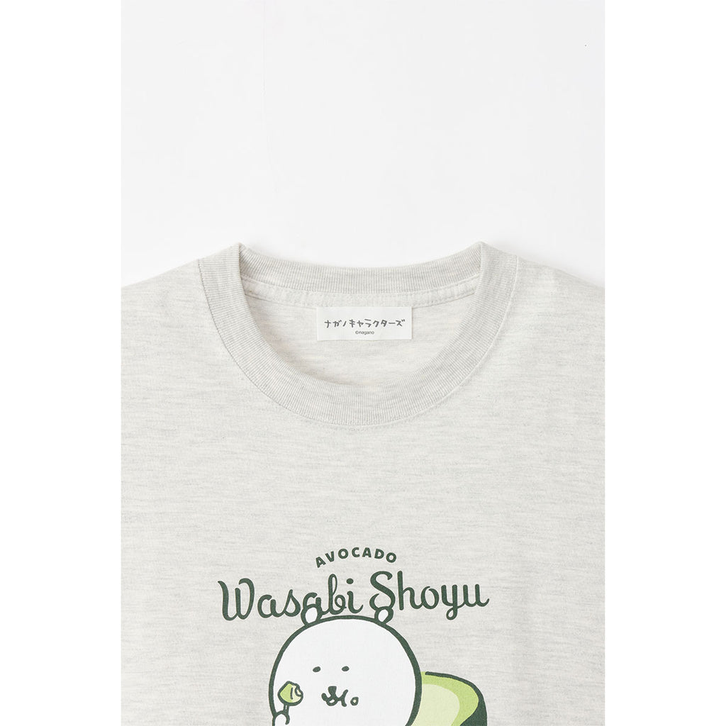 ナガノキャラクターズ Tシャツ AVOCADO オートミール