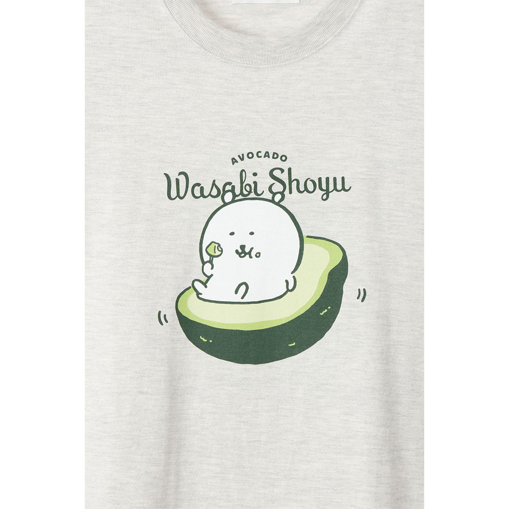 ナガノキャラクターズ Tシャツ AVOCADO オートミール