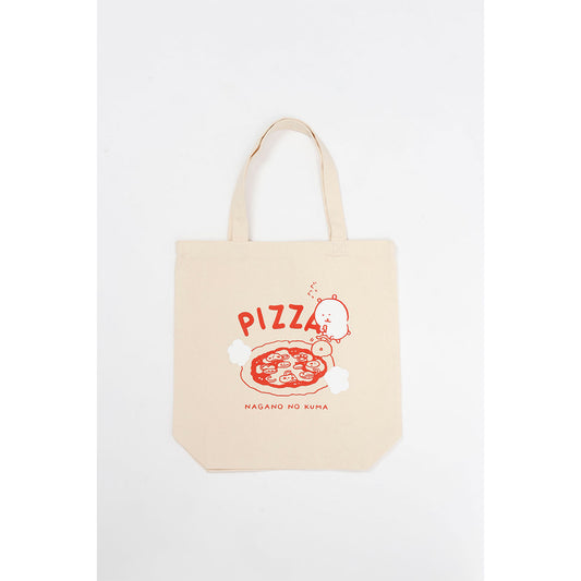 Nagano Characters TOTE BAG PIZZA Natural 