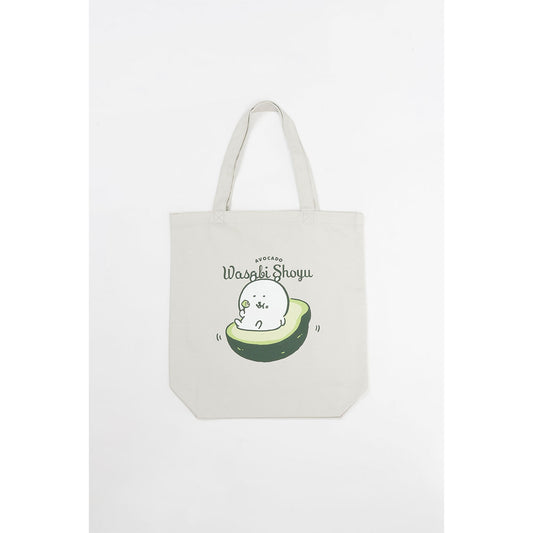 Nagano Characters Tote Bag AVOCADO Light Gray 