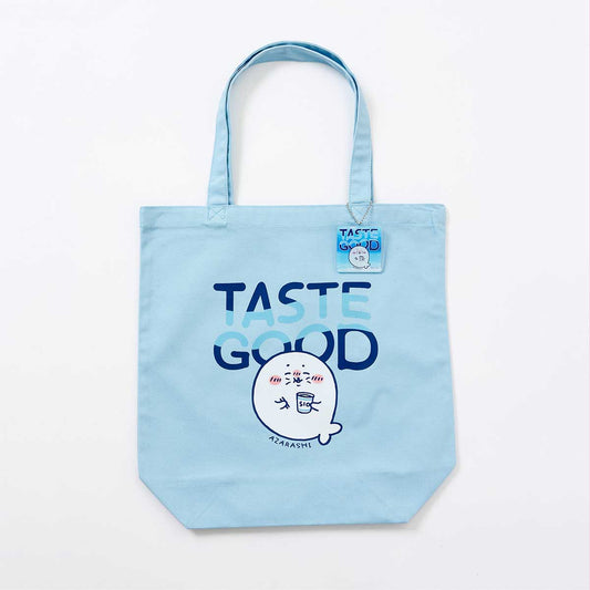 ナガノキャラクターズ ナガノの水族館 トートバッグ アザラシ ライトブルー