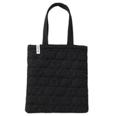 ナガノキャラクターズ キルティングトート フェイス ブラック