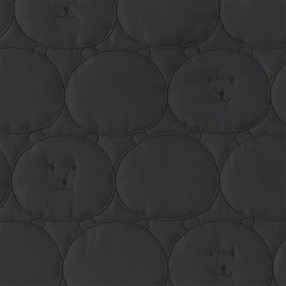 ナガノキャラクターズ キルティングトート フェイス ブラック