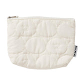 ナガノキャラクターズ キルティングポーチ フェイス ホワイト