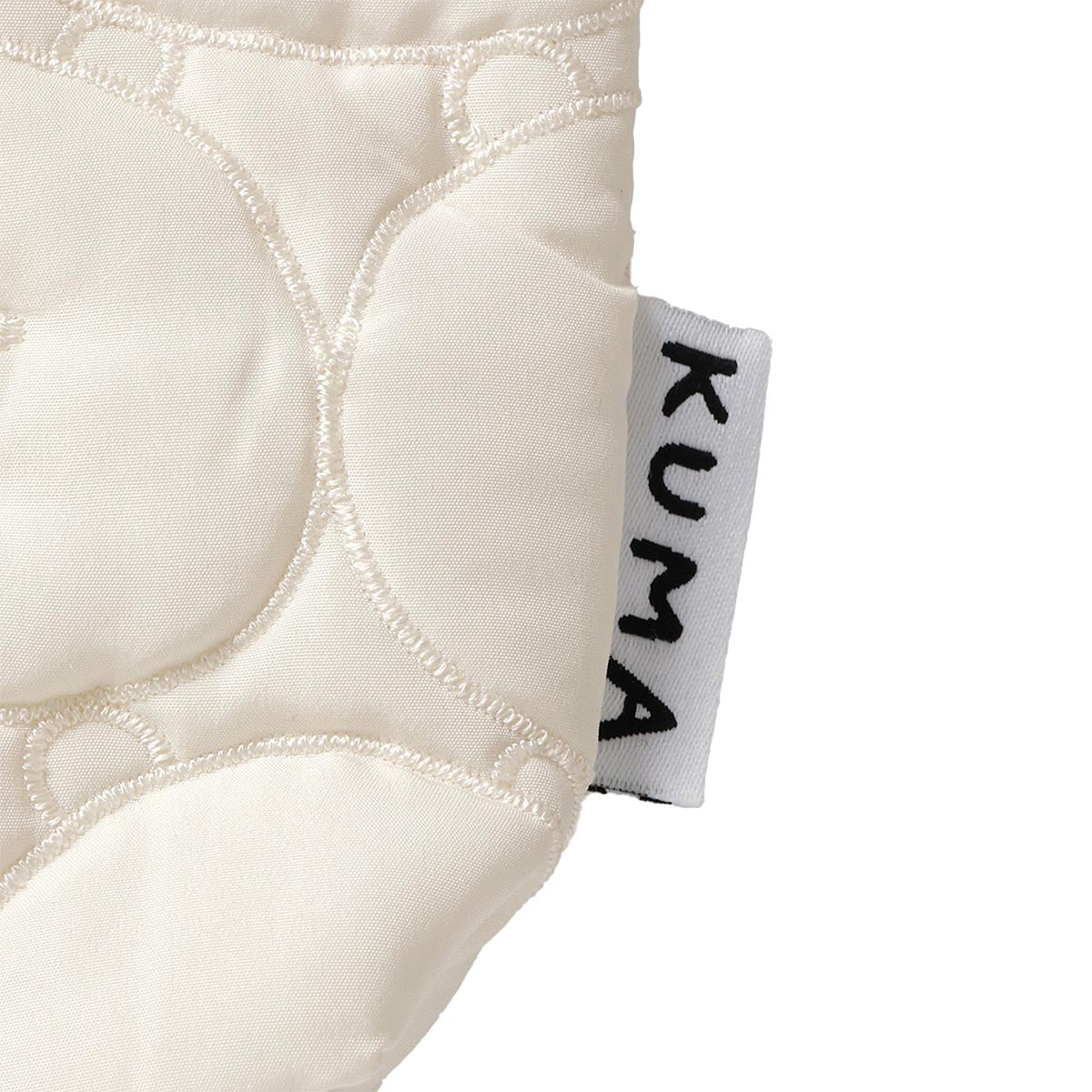 ナガノキャラクターズ キルティングポーチ フェイス ホワイト