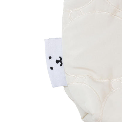 ナガノキャラクターズ キルティングポーチ フェイス ホワイト