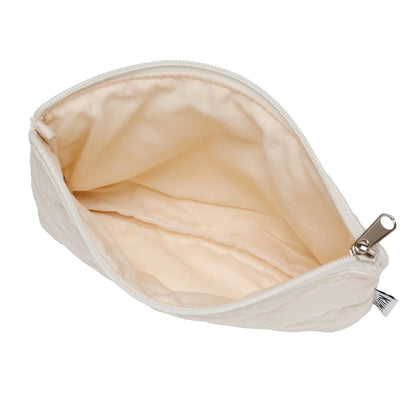 ナガノキャラクターズ キルティングポーチ フェイス ホワイト