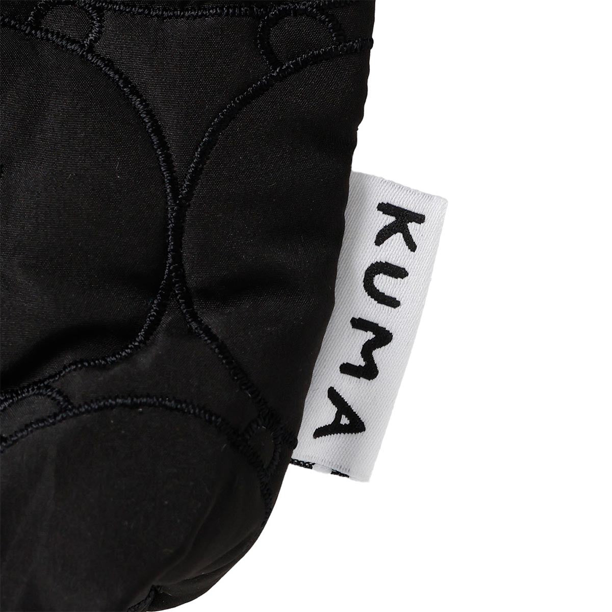 ナガノキャラクターズ キルティングポーチ フェイス ブラック