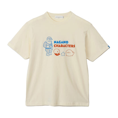 Nagano Characters T-shirts Azarashi-tachi Scream 