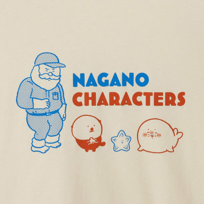 Nagano Characters T-shirts Azarashi-tachi Scream 
