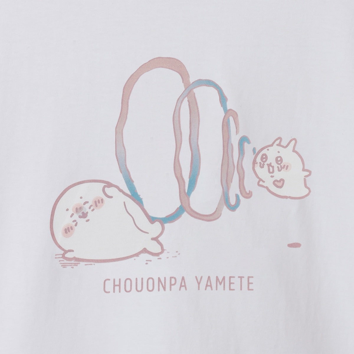 ナガノキャラクターズ Tシャツ 超音波やめて ホワイト