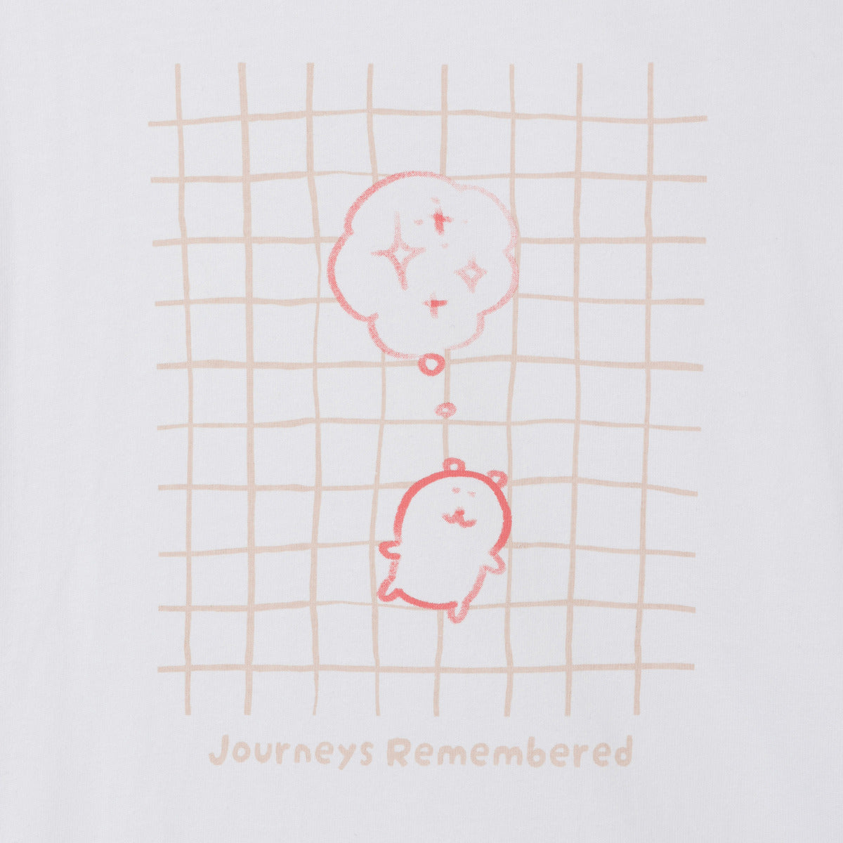 ナガノキャラクターズ 長袖Tシャツ 旅の記憶 ホワイト