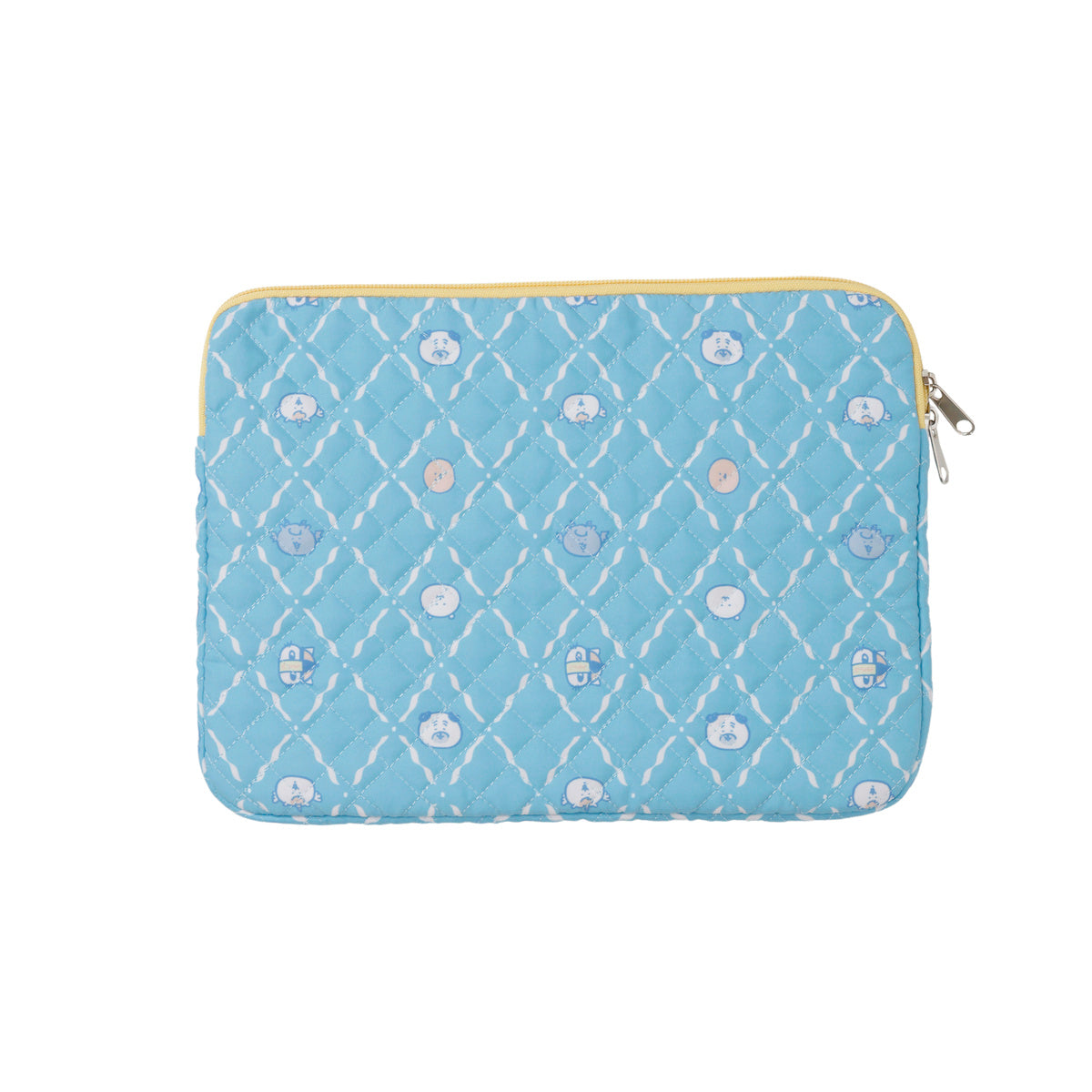 ナガノキャラクターズ マルチケース お顔ならび ブルー