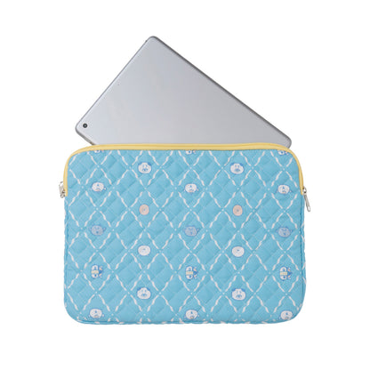 ナガノキャラクターズ マルチケース お顔ならび ブルー