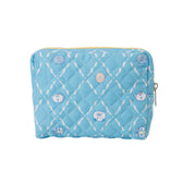 ナガノキャラクターズ ポーチ お顔ならび ブルー