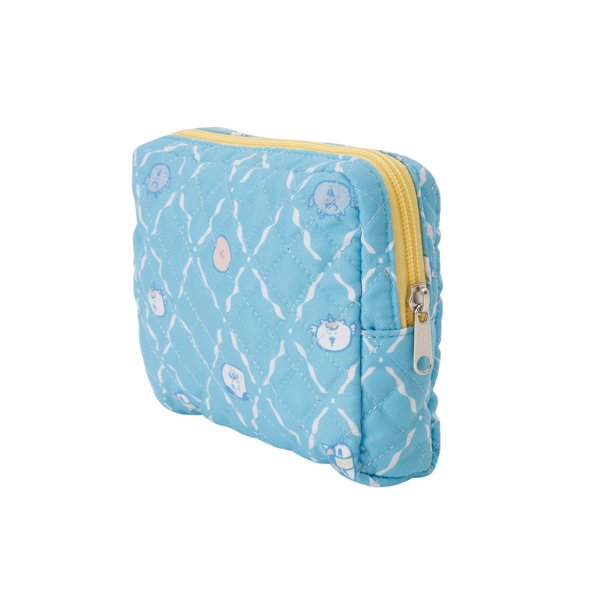 ナガノキャラクターズ ポーチ お顔ならび ブルー